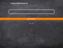 Tablet Screenshot of integratedhomecare.eu